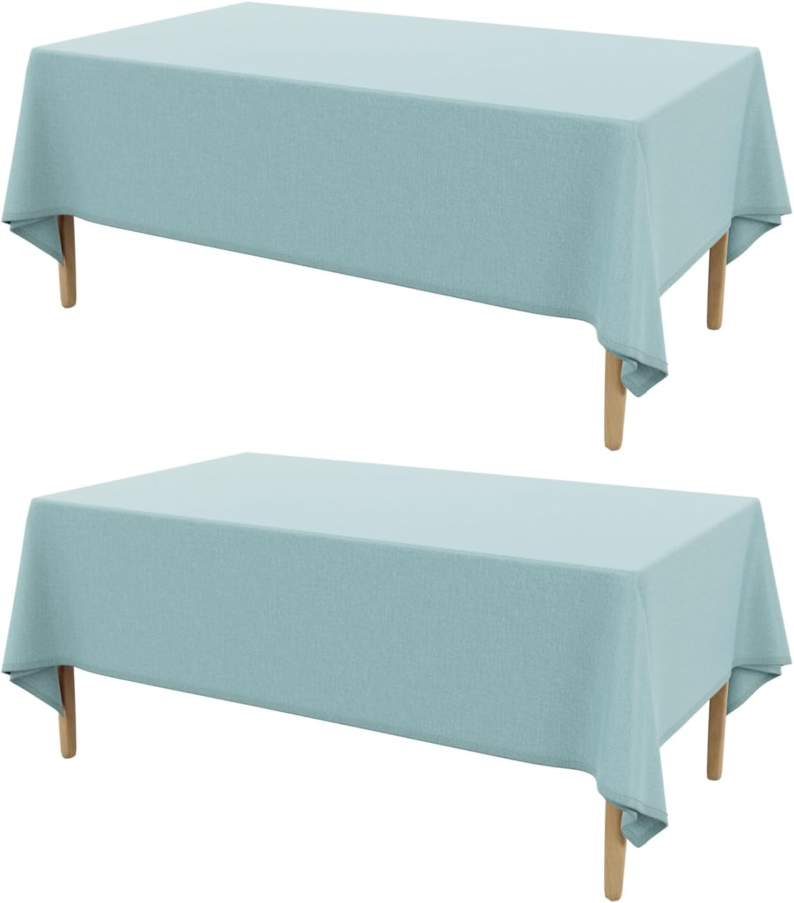Rectangle Waterproof Textured Polyester Tablecloth