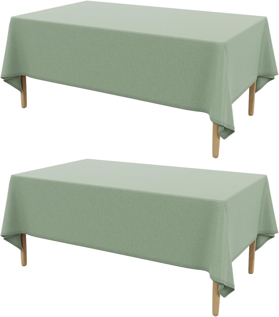 Rectangle Waterproof Textured Polyester Tablecloth