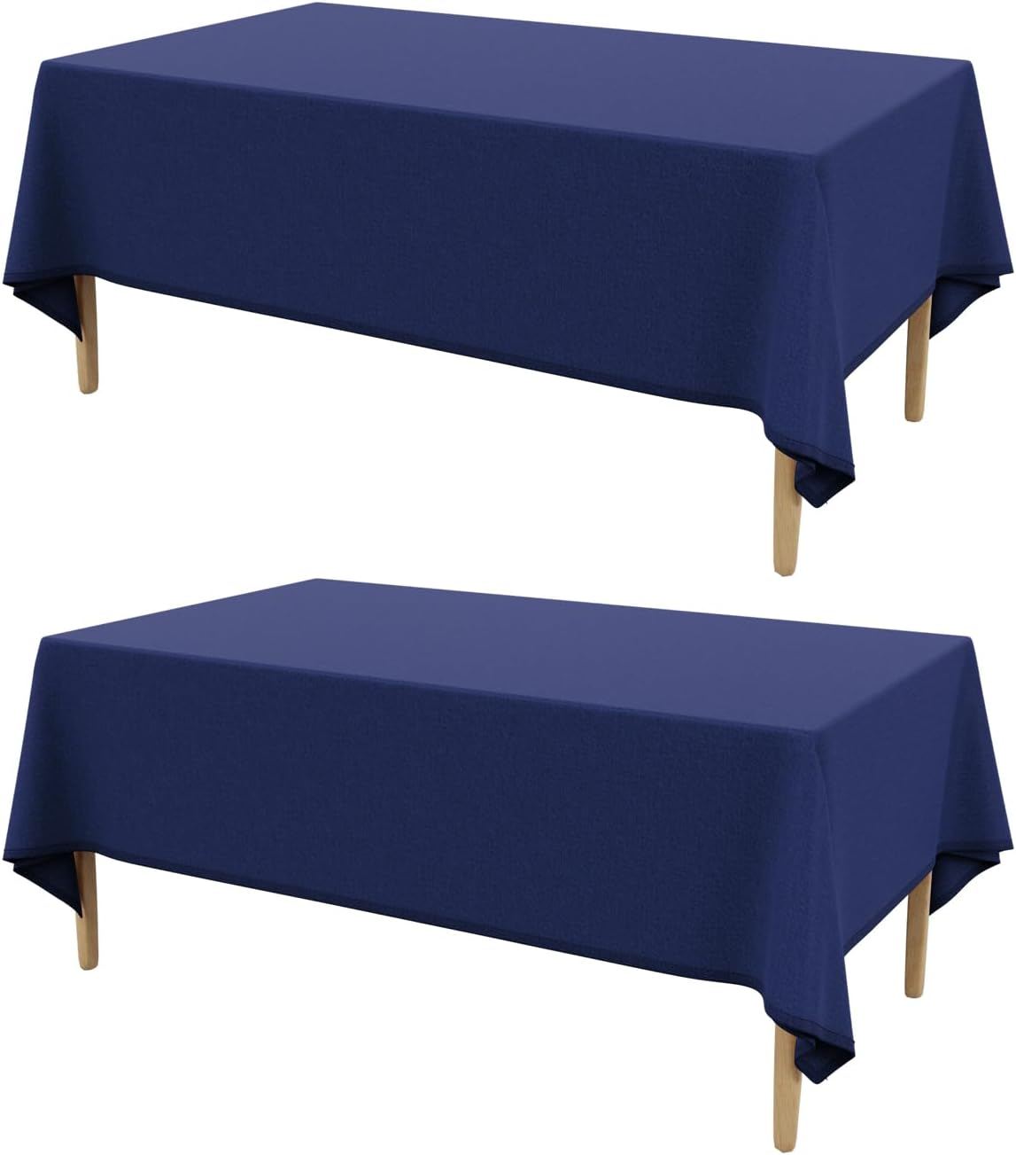 Rectangle Waterproof Textured Polyester Tablecloth