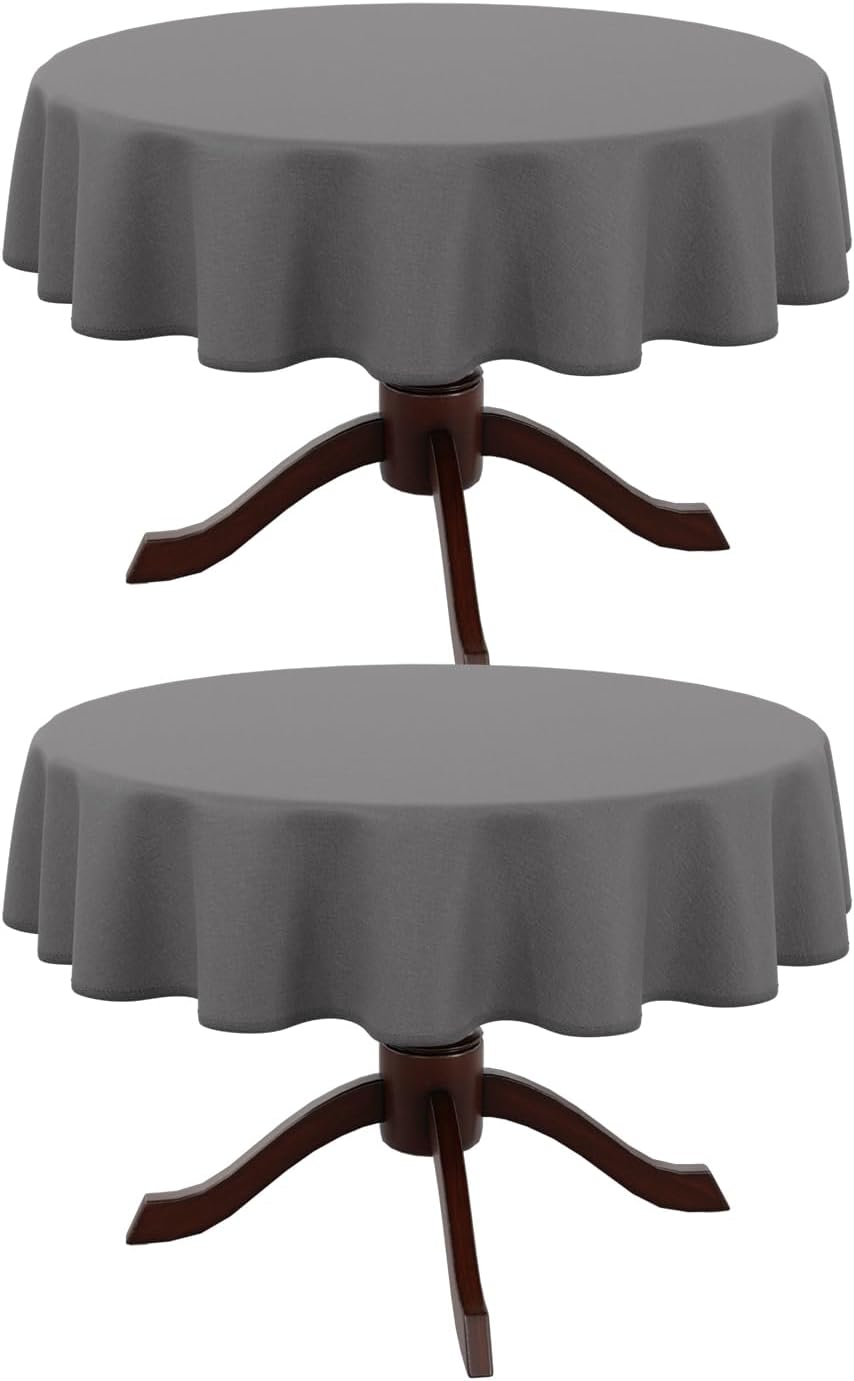 Rectangle Waterproof Textured Polyester Tablecloth