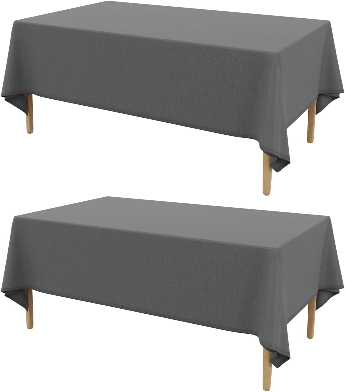 Rectangle Waterproof Textured Polyester Tablecloth