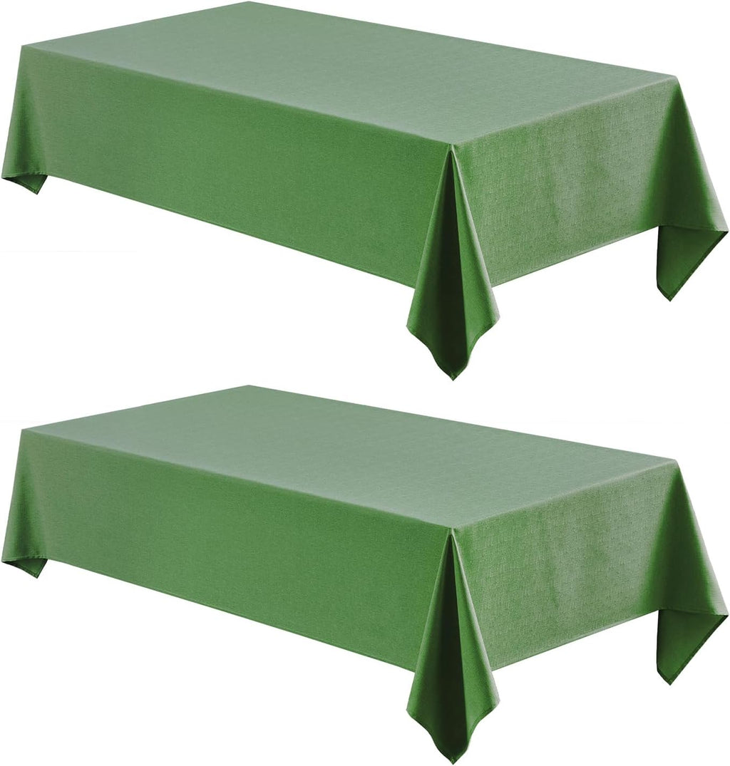 Waterproof Linen Textured Tablecloth