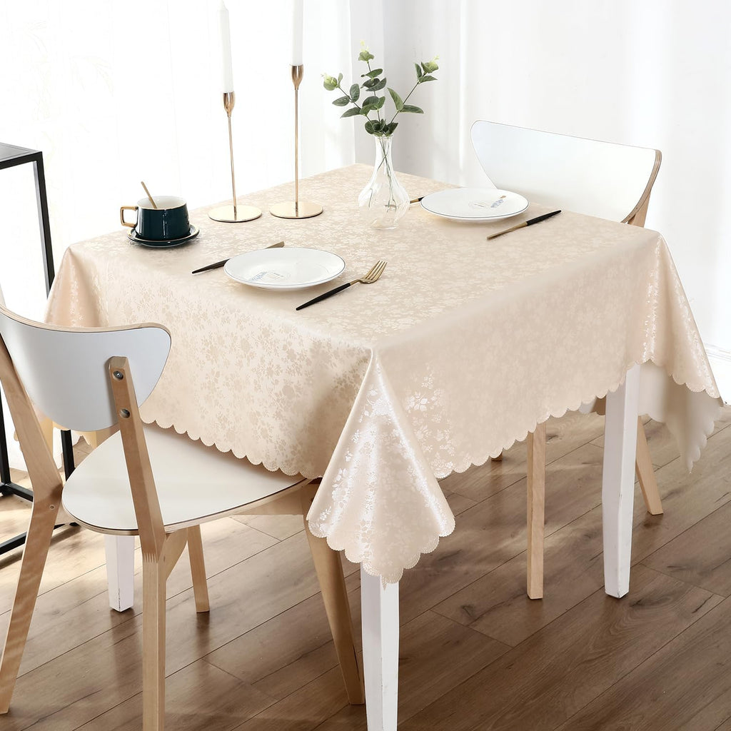 Rectangle Waterproof Heavy Duty Vinyl Tablecloth