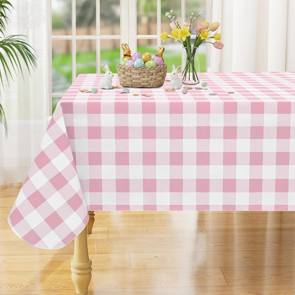 Waterproof Vinyl Tablecloth with Flannel Backing