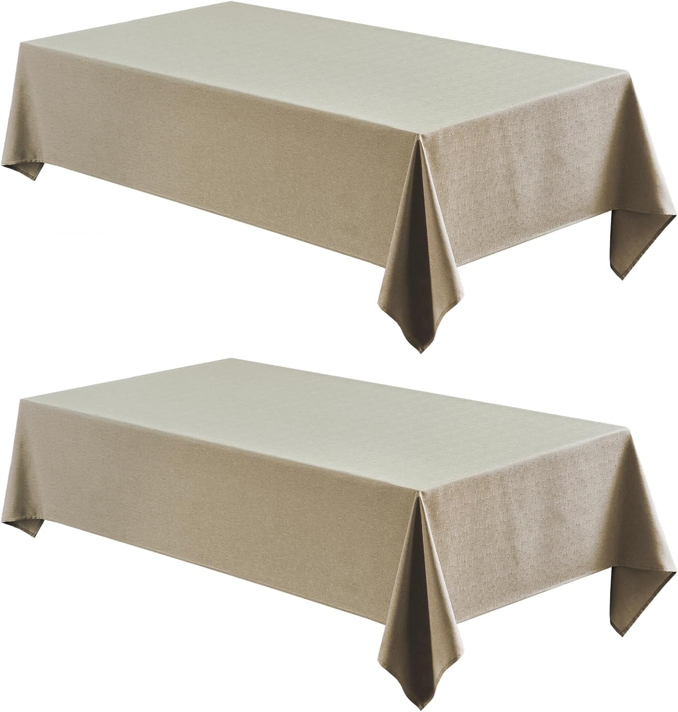 Waterproof Linen Textured Tablecloth