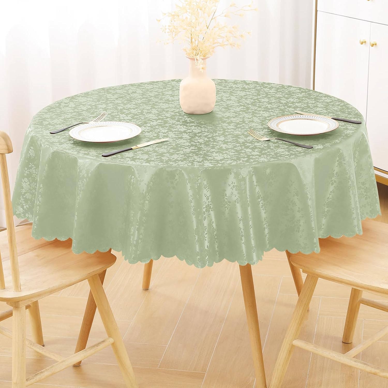 Rectangle Waterproof Heavy Duty Vinyl Tablecloth
