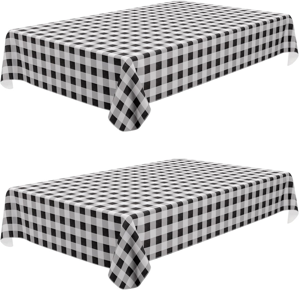 Waterproof Vinyl Tablecloth with Flannel Backing