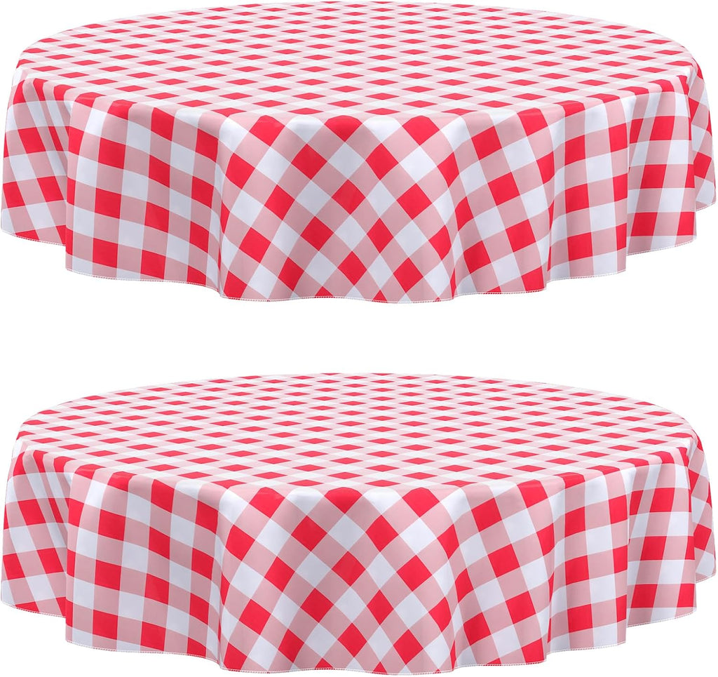 Waterproof Vinyl Tablecloth with Flannel Backing