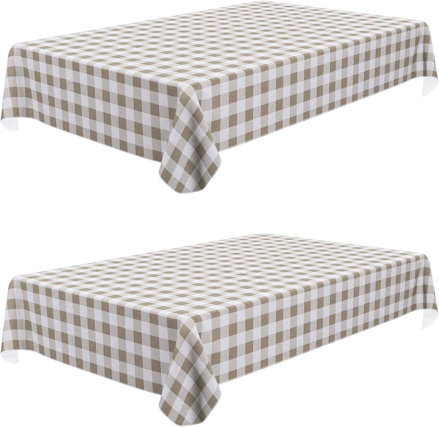 Waterproof Vinyl Tablecloth with Flannel Backing