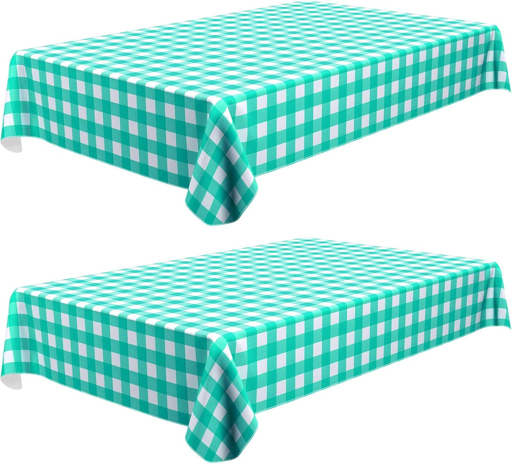 Waterproof Vinyl Tablecloth with Flannel Backing
