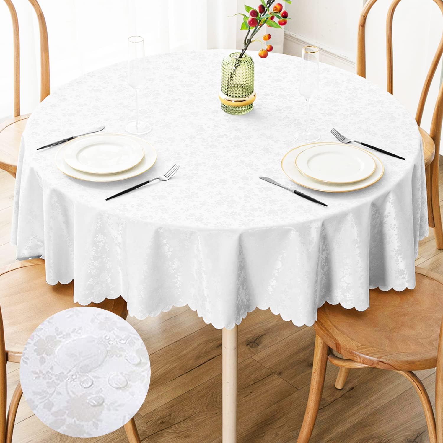 Rectangle Waterproof Heavy Duty Vinyl Tablecloth