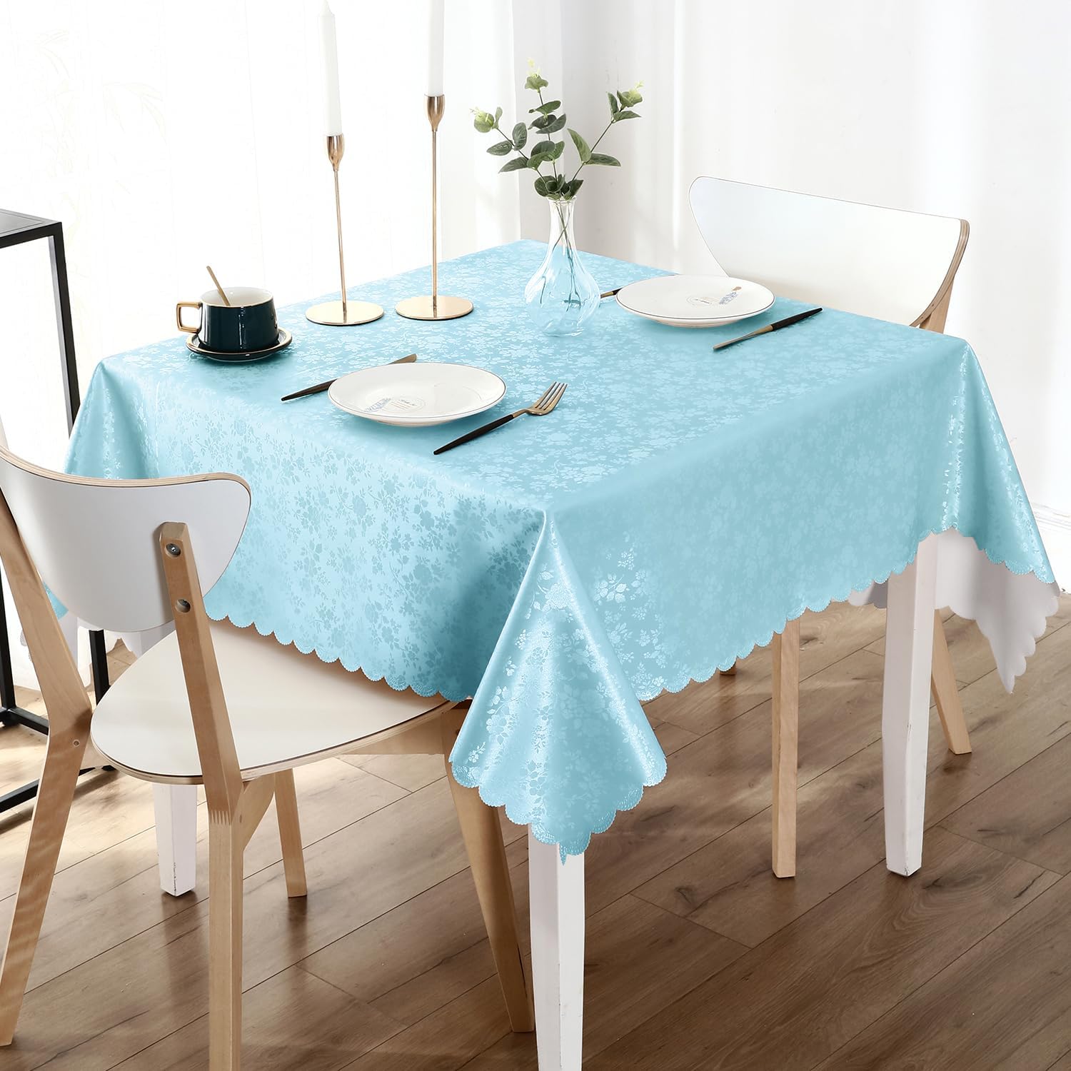 Rectangle Waterproof Heavy Duty Vinyl Tablecloth