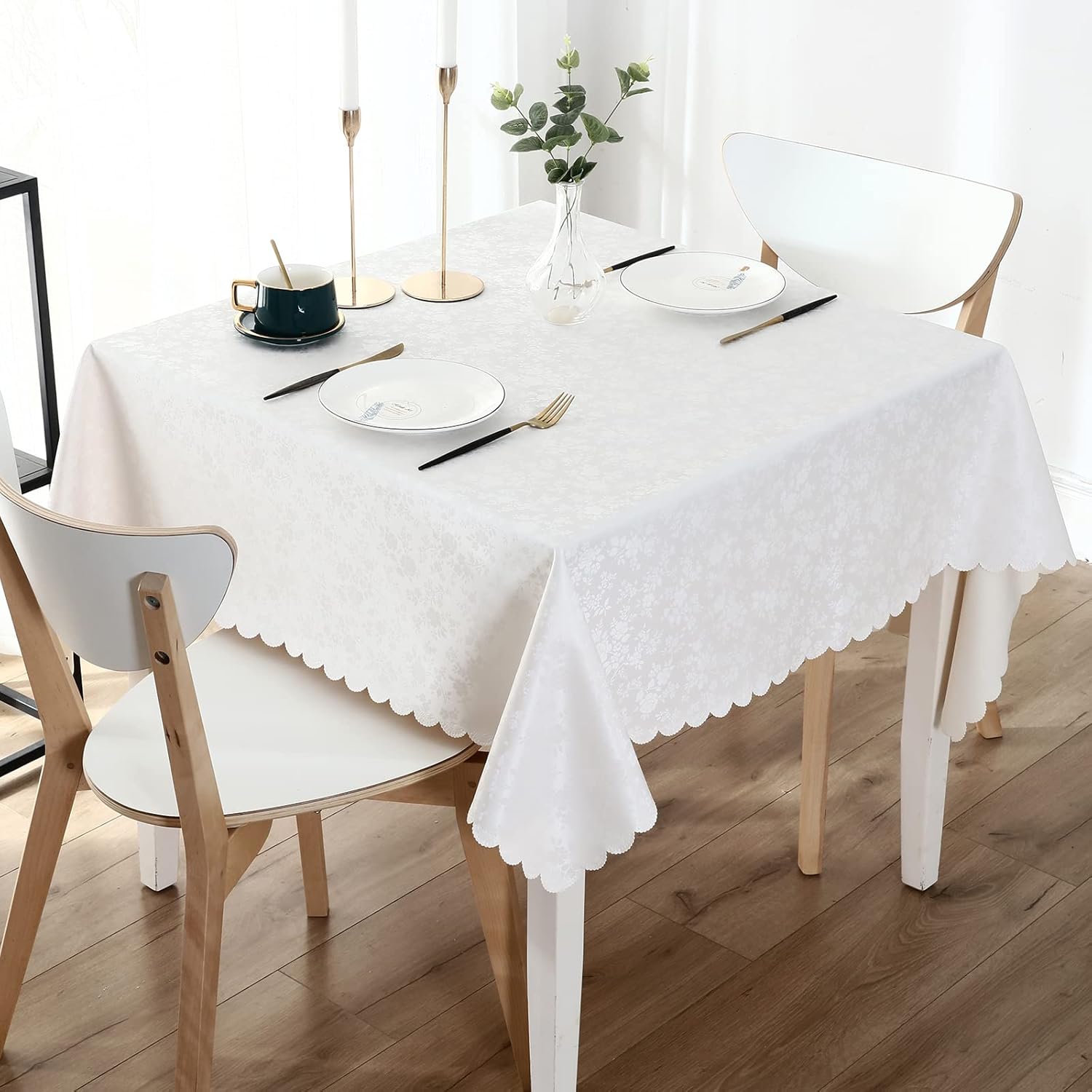 Rectangle Waterproof Heavy Duty Vinyl Tablecloth