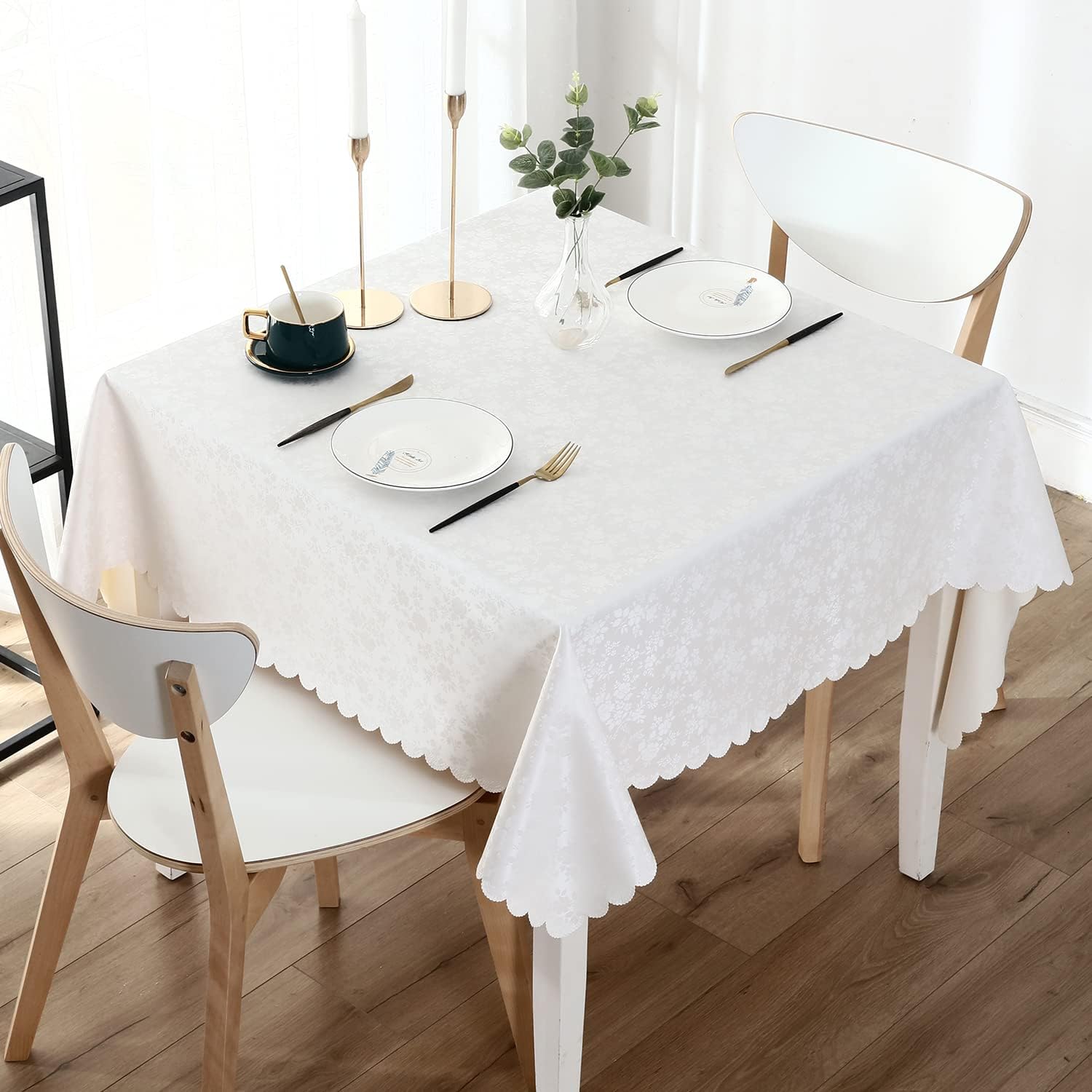 Rectangle Waterproof Heavy Duty Vinyl Tablecloth