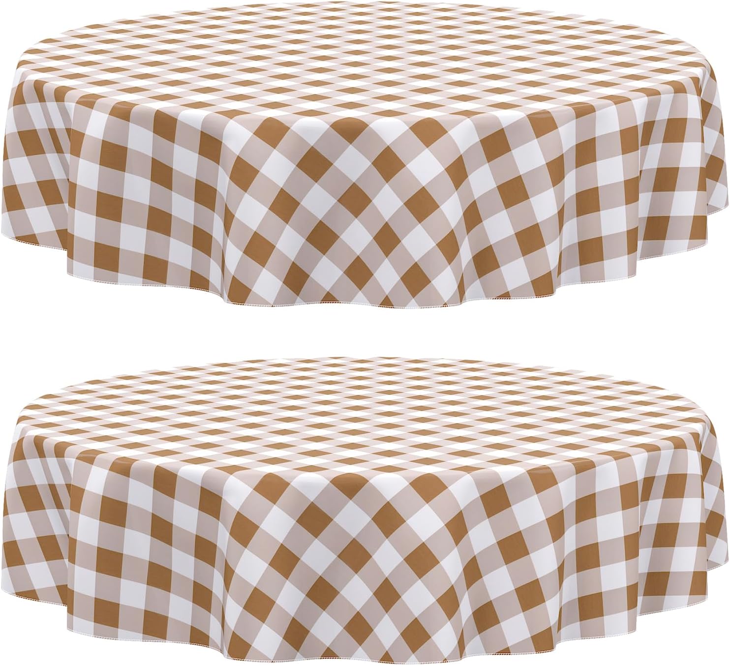 Waterproof Vinyl Tablecloth with Flannel Backing