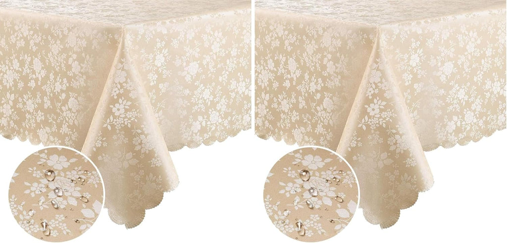 Rectangle Waterproof Heavy Duty Vinyl Tablecloth