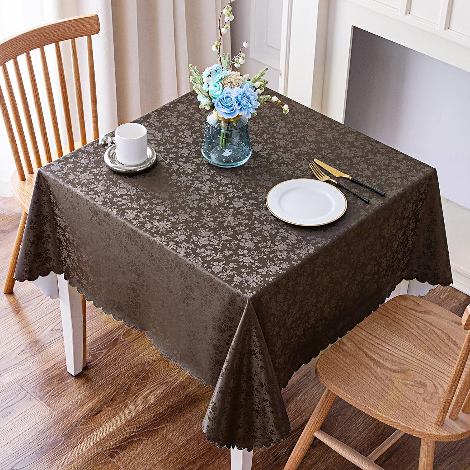 Rectangle Waterproof Heavy Duty Vinyl Tablecloth