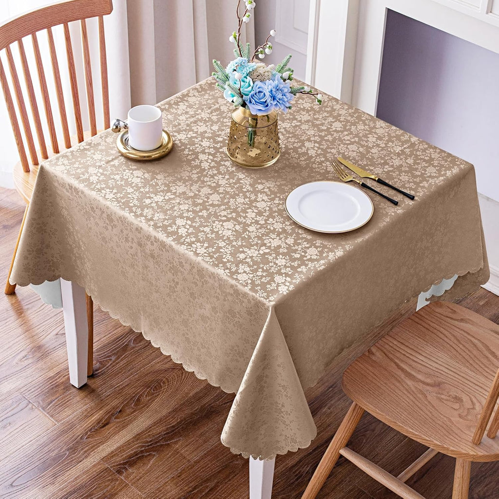 Rectangle Waterproof Heavy Duty Vinyl Tablecloth