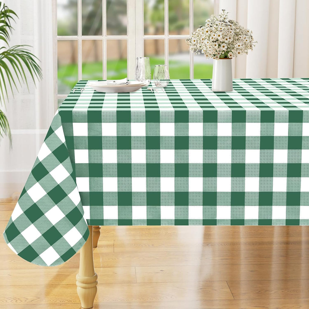 Waterproof Vinyl Tablecloth with Flannel Backing