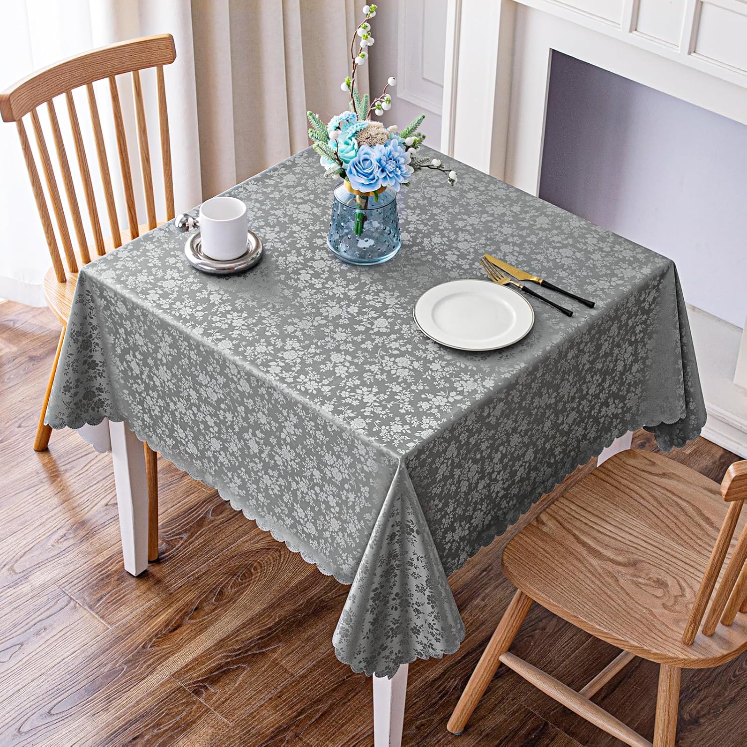 Rectangle Waterproof Heavy Duty Vinyl Tablecloth