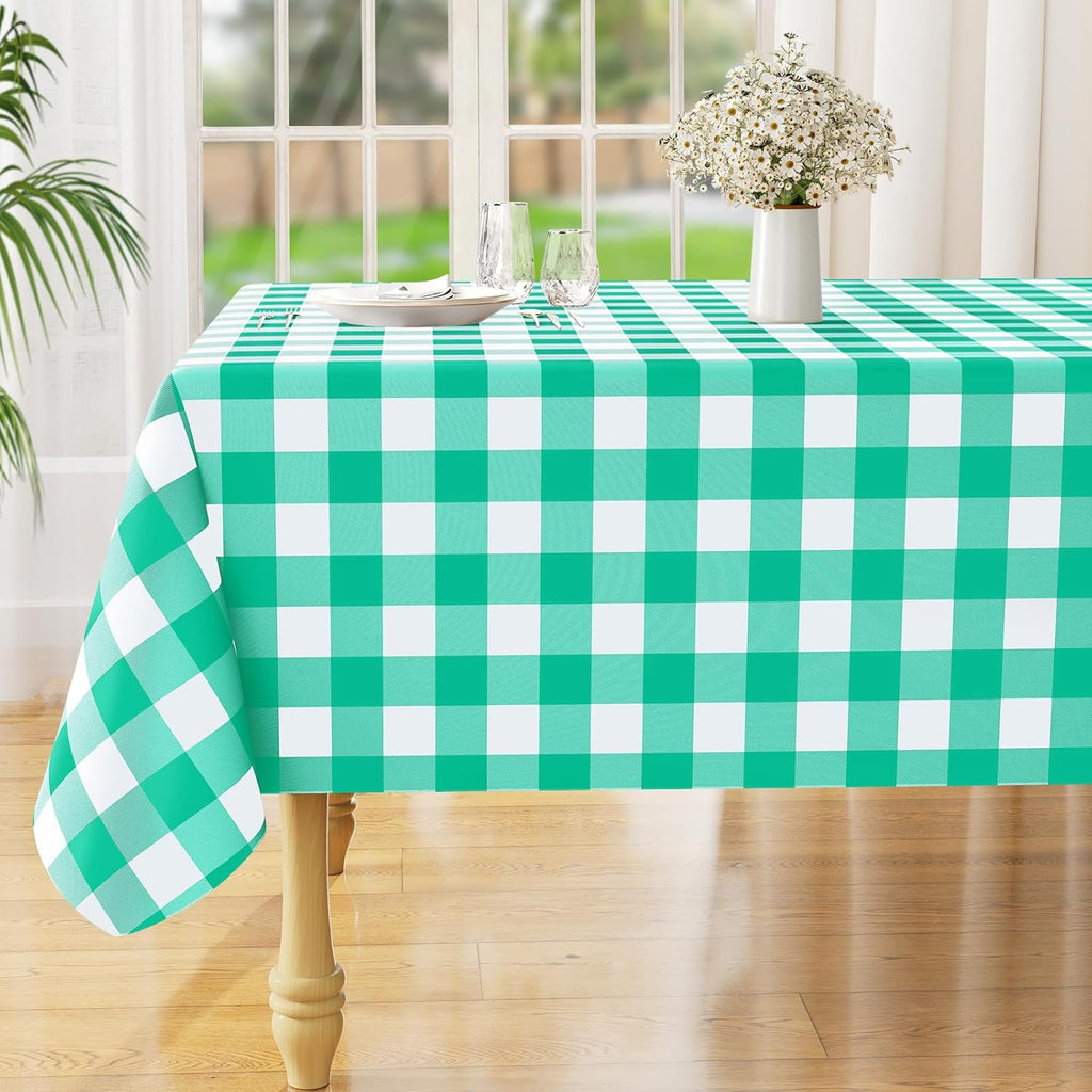 Waterproof Vinyl Tablecloth with Flannel Backing