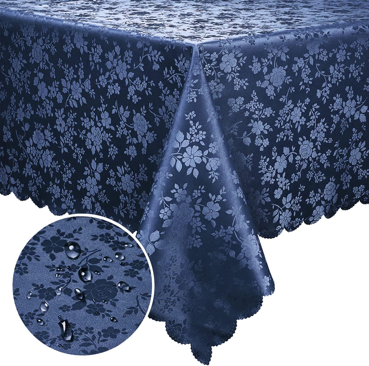 Rectangle Waterproof Heavy Duty Vinyl Tablecloth