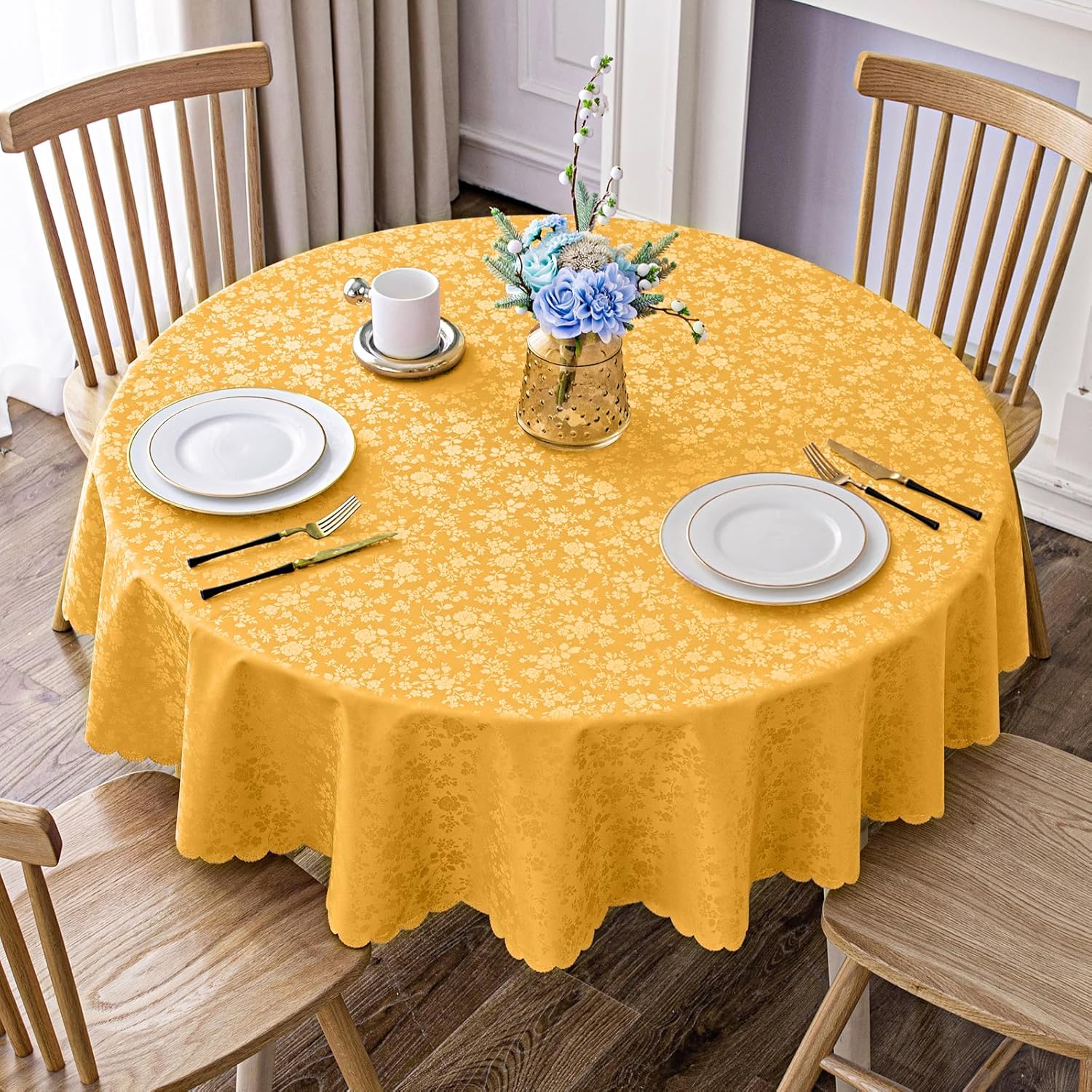 Rectangle Waterproof Heavy Duty Vinyl Tablecloth
