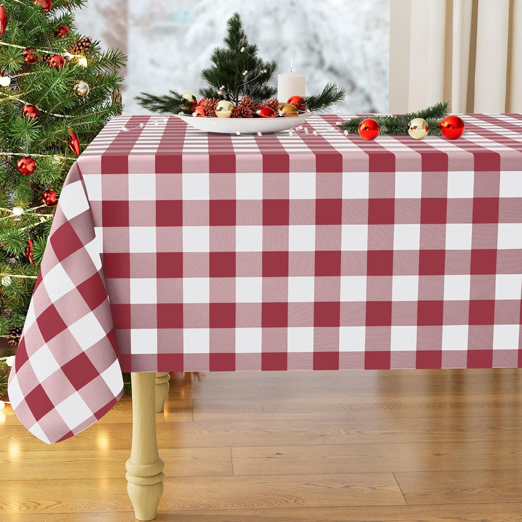 Waterproof Vinyl Tablecloth with Flannel Backing