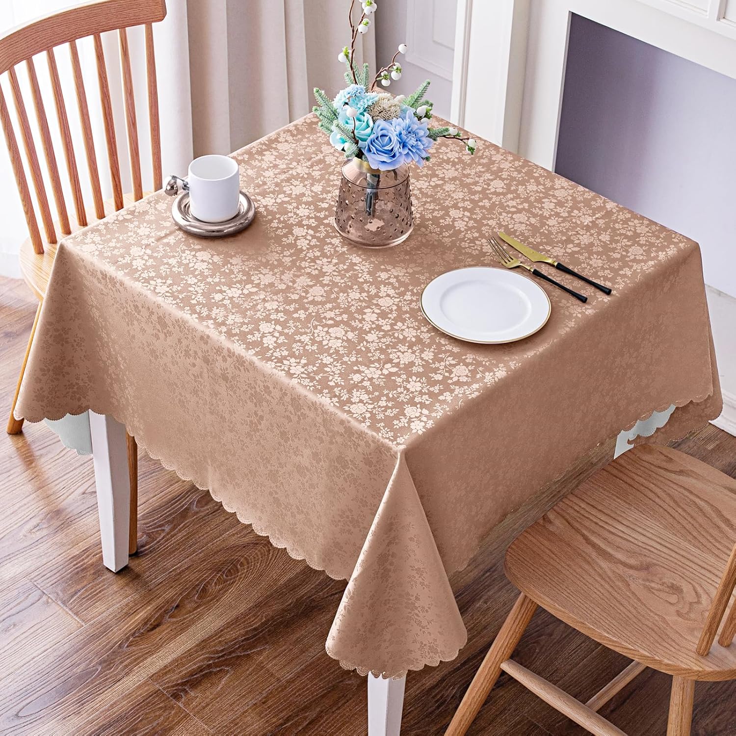 Rectangle Waterproof Heavy Duty Vinyl Tablecloth