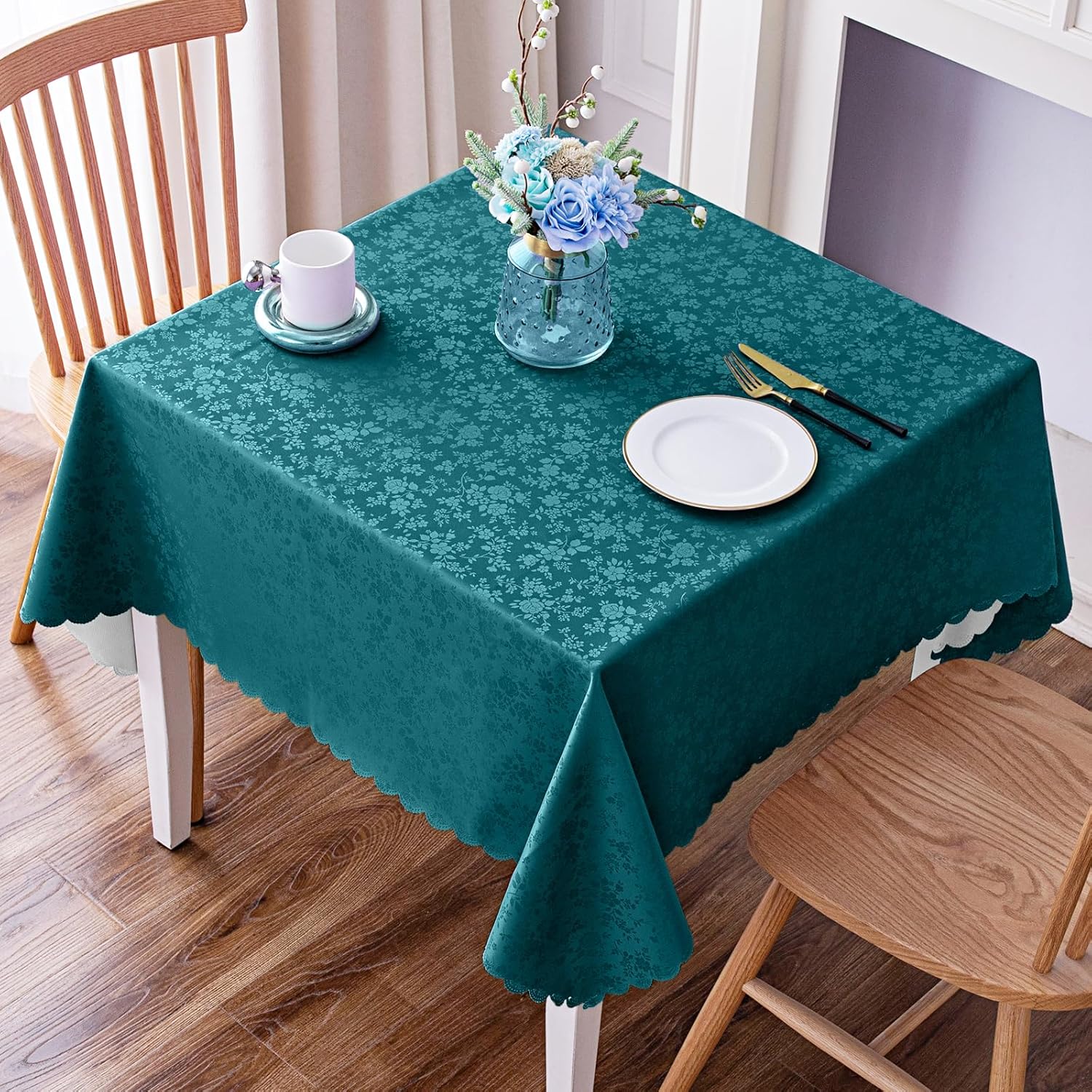 Rectangle Waterproof Heavy Duty Vinyl Tablecloth