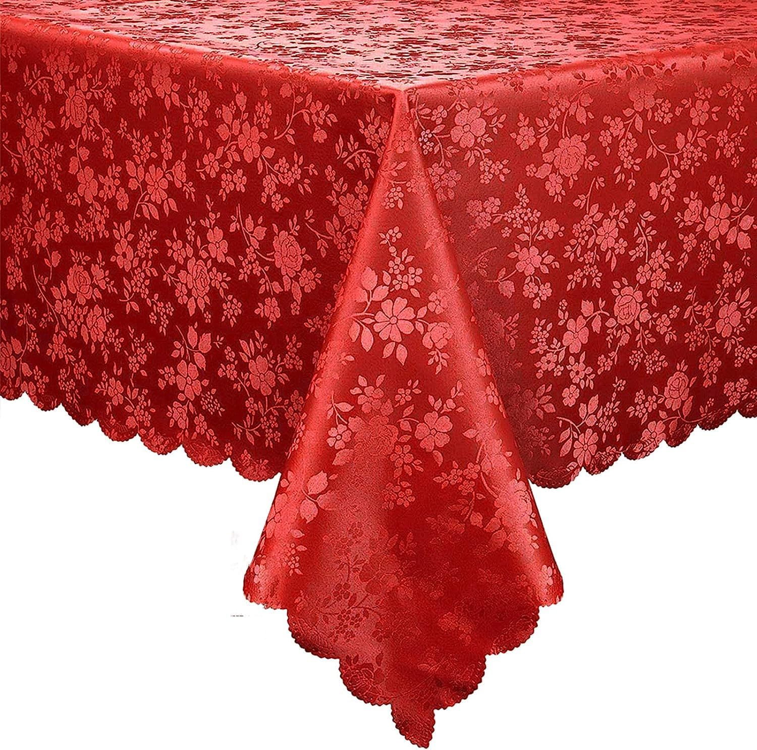 Rectangle Waterproof Heavy Duty Vinyl Tablecloth