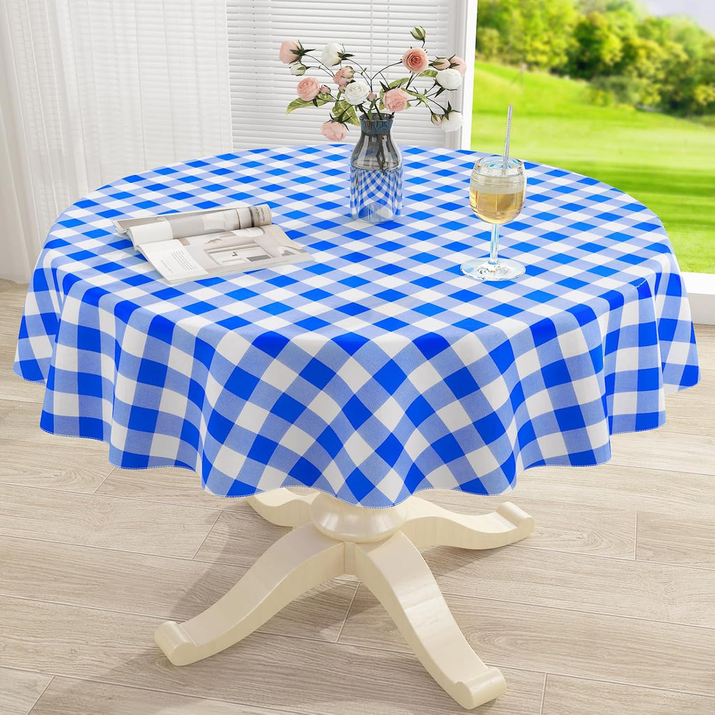 Waterproof Vinyl Tablecloth with Flannel Backing