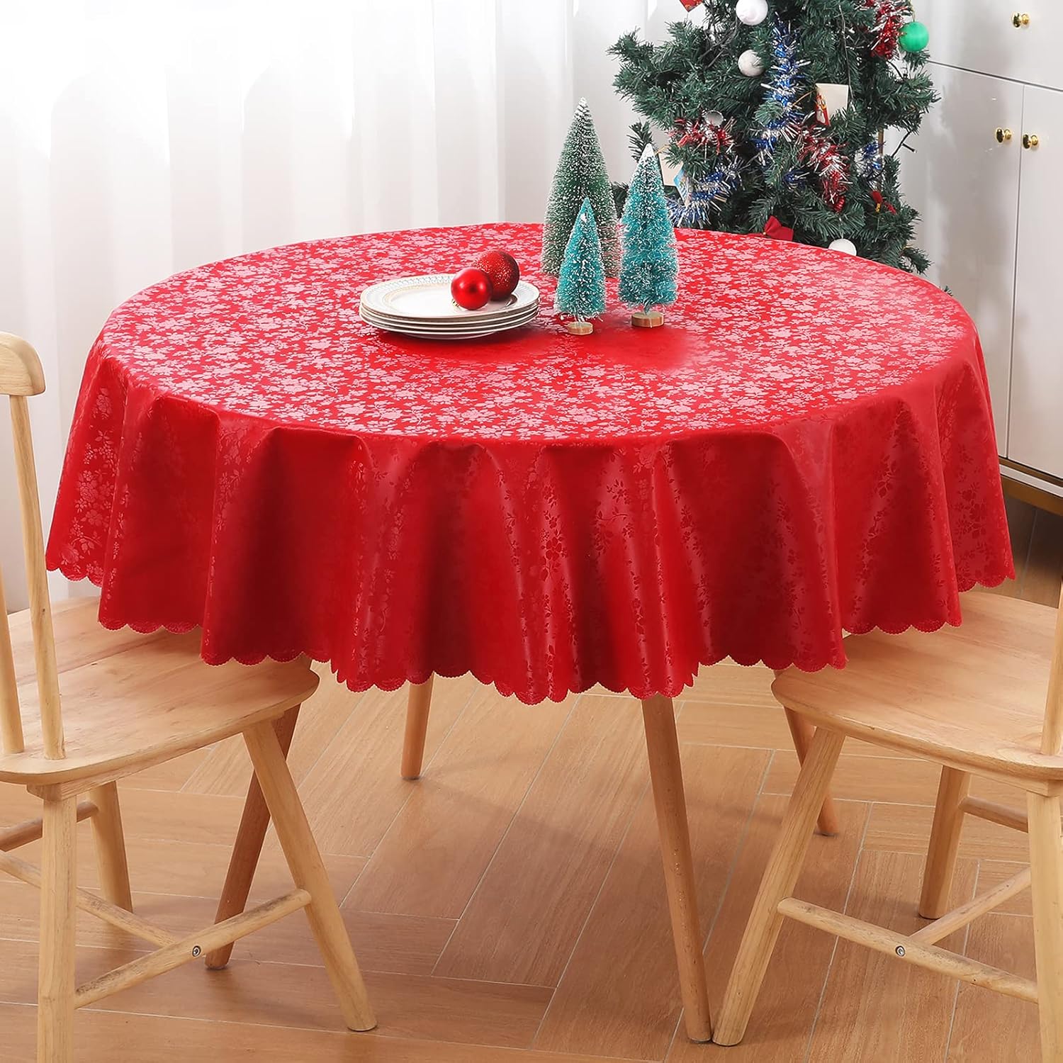 Rectangle Waterproof Heavy Duty Vinyl Tablecloth