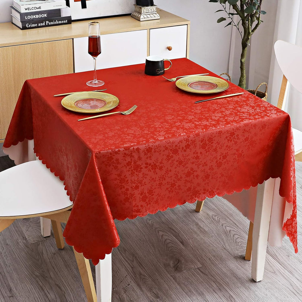 Rectangle Waterproof Heavy Duty Vinyl Tablecloth