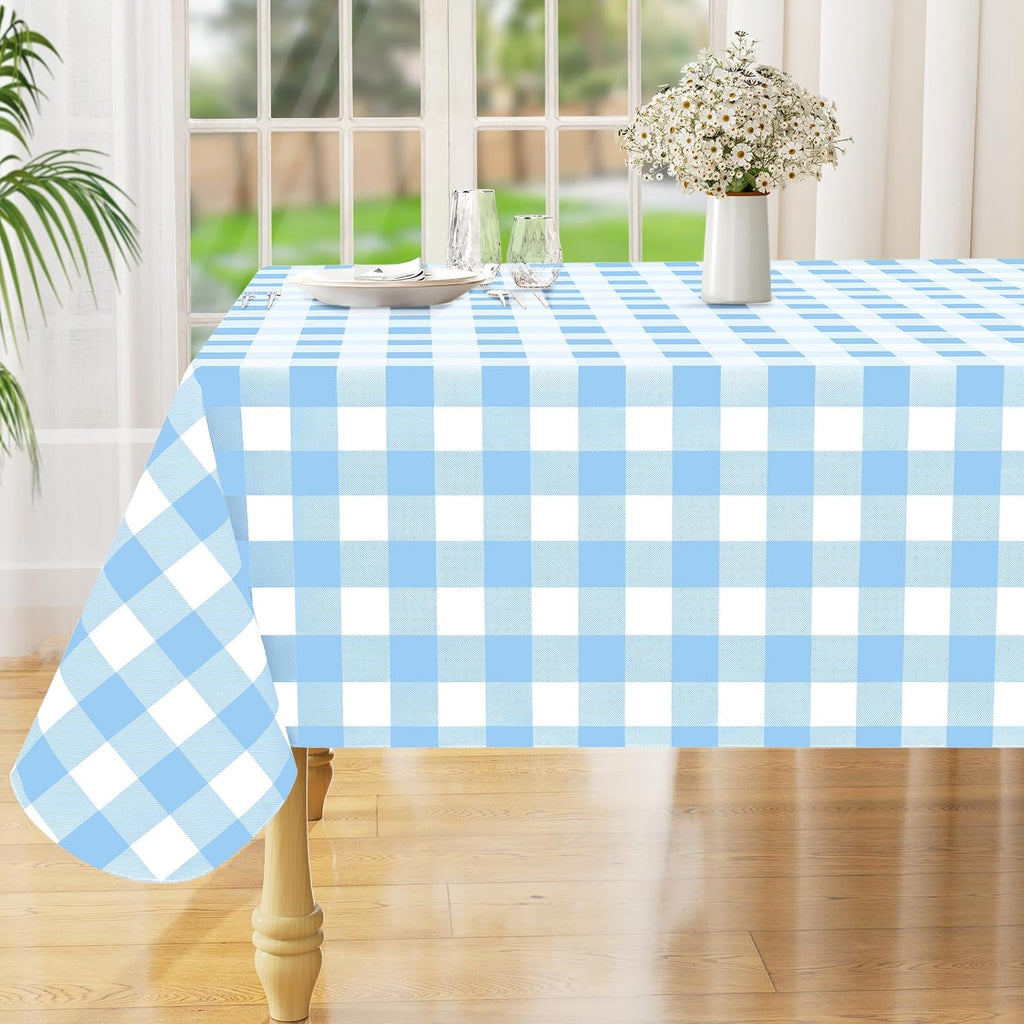 Waterproof Vinyl Tablecloth with Flannel Backing
