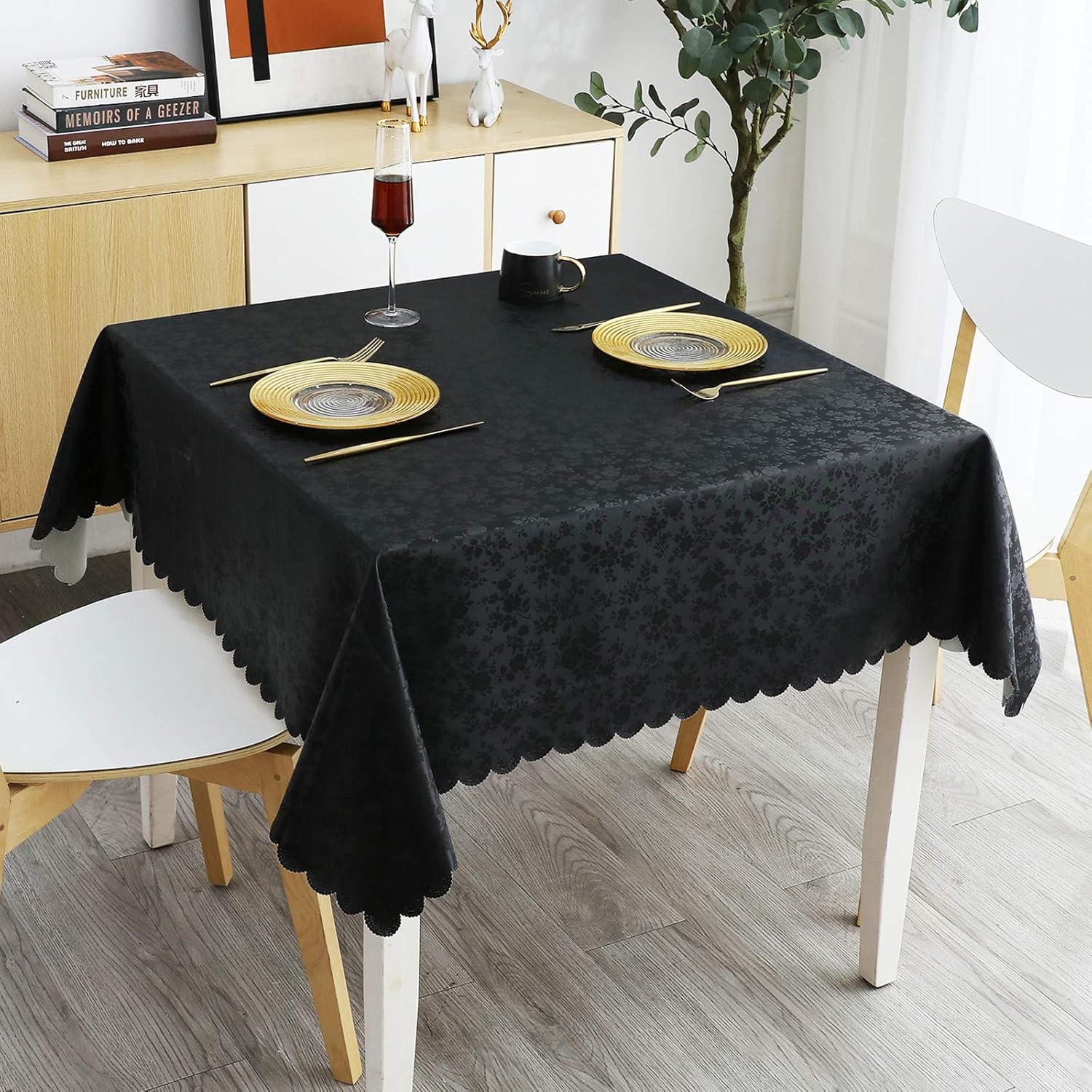 Rectangle Waterproof Heavy Duty Vinyl Tablecloth