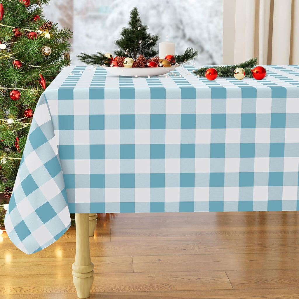 Waterproof Vinyl Tablecloth with Flannel Backing
