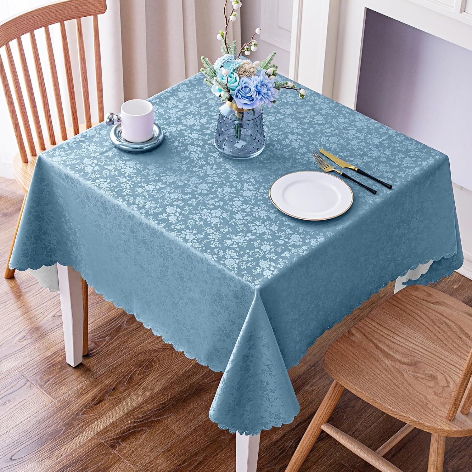 Rectangle Waterproof Heavy Duty Vinyl Tablecloth