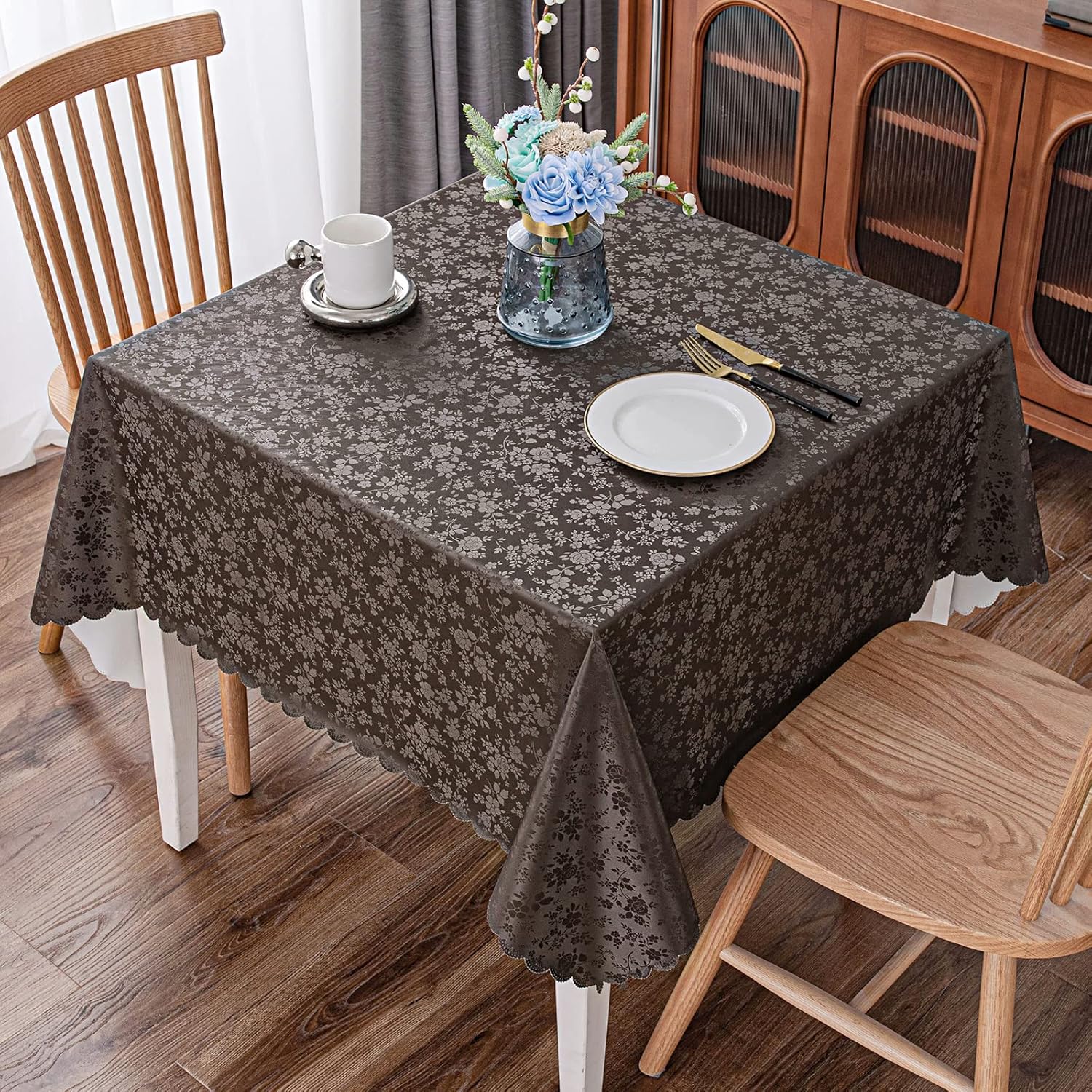 Rectangle Waterproof Heavy Duty Vinyl Tablecloth