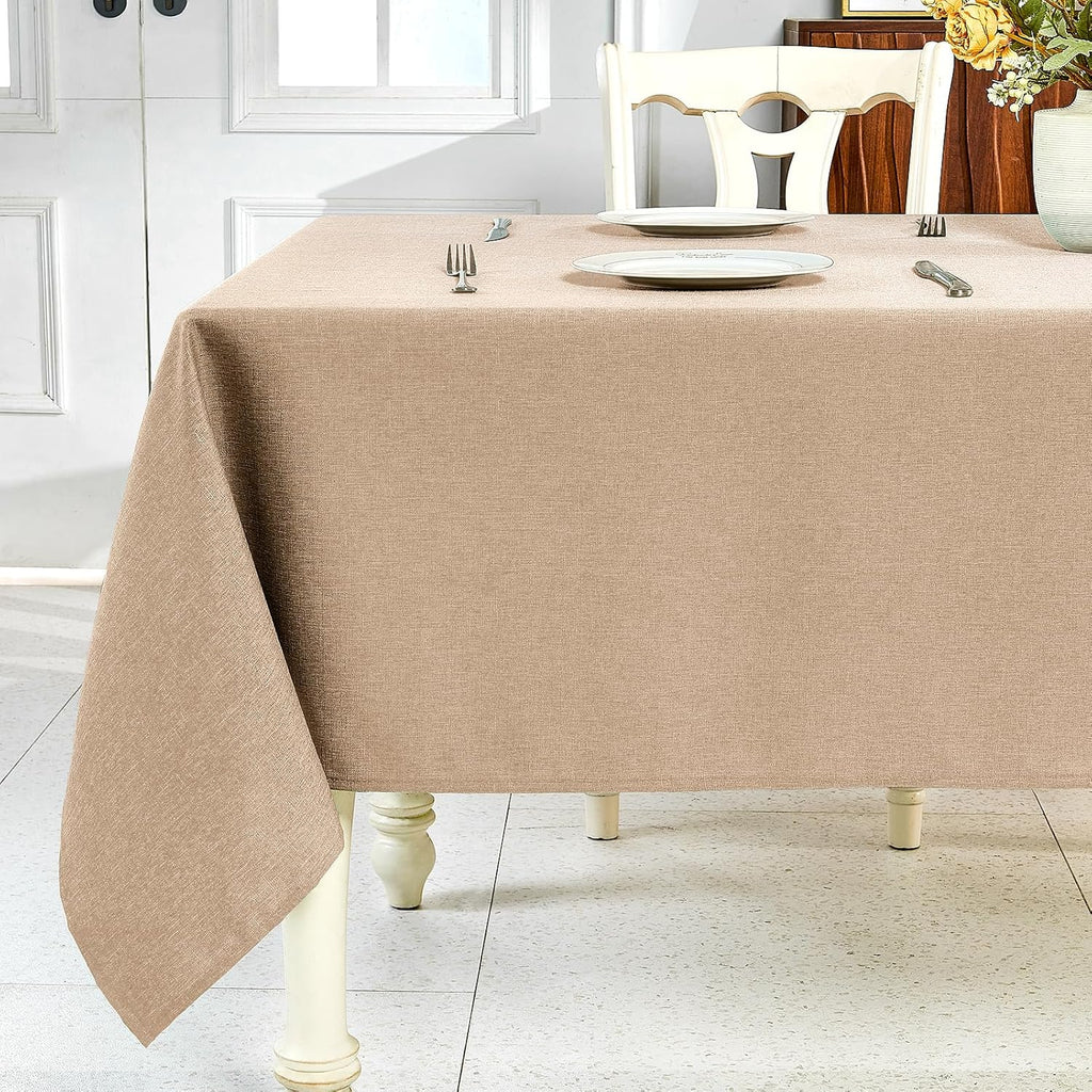 Sage Green Waterproof Linen Tablecloth